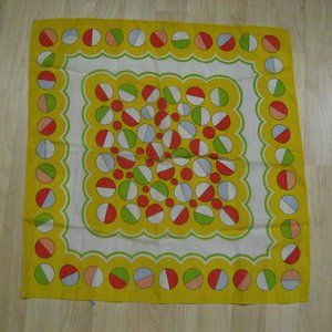 🛍 Mid Century Modern Vintage 1960's Geometric Scarf